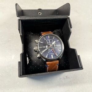 Diesel Men’s Watch Blue and Brown DZ4470